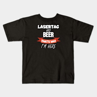 Lasertag and beer Kids T-Shirt